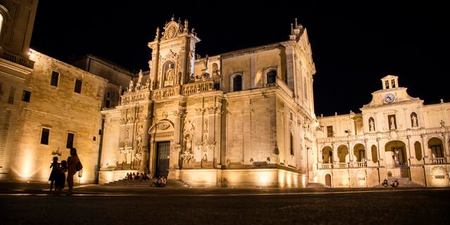 Lecce is the florence of the south, presitne beauty on the old city