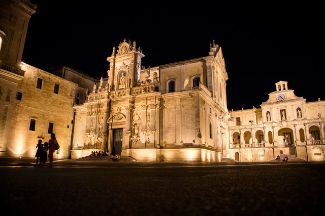 Lecce is the florence of the south, presitne beauty on the old city