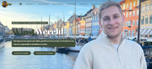 WinstWereld web development, SEO and content strategy by DutchWriter Media